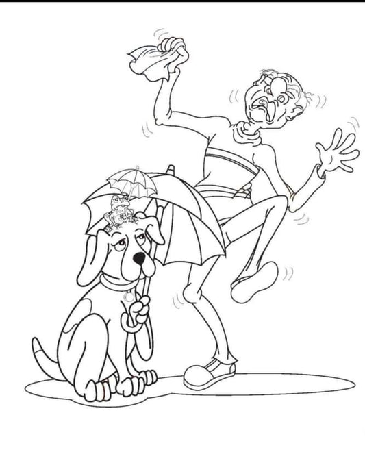 Ebenezer - The Sneezer Coloring Page