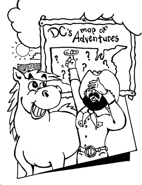 The Numbers Ranch Coloring Page