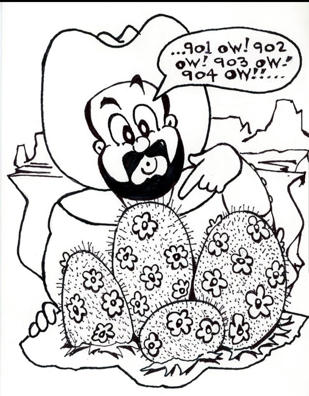 The Numbers Ranch Coloring Page