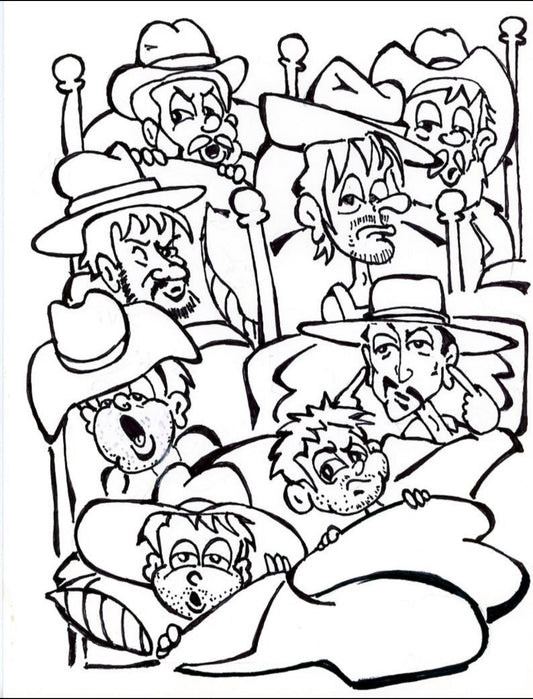 The Numbers Ranch Coloring Page