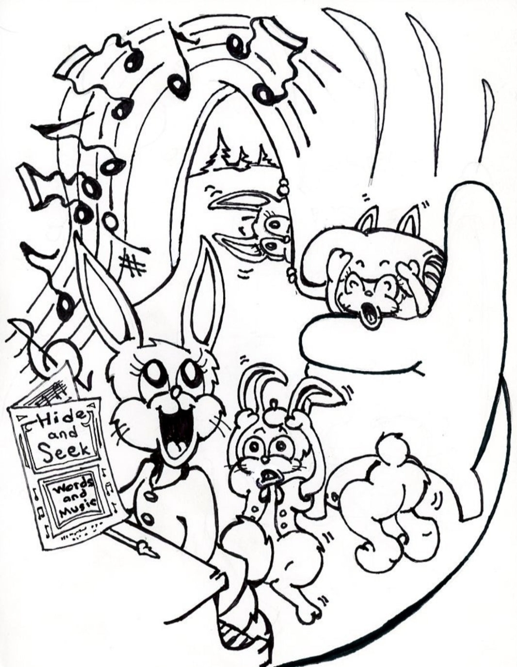 The Numbers Ranch Coloring Page