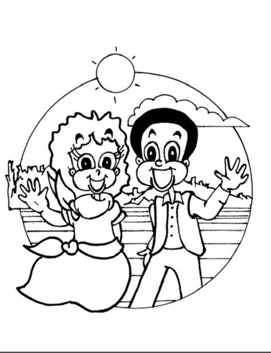 The Numbers Ranch Coloring Page