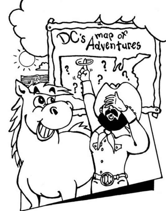 The Numbers Ranch Coloring Page