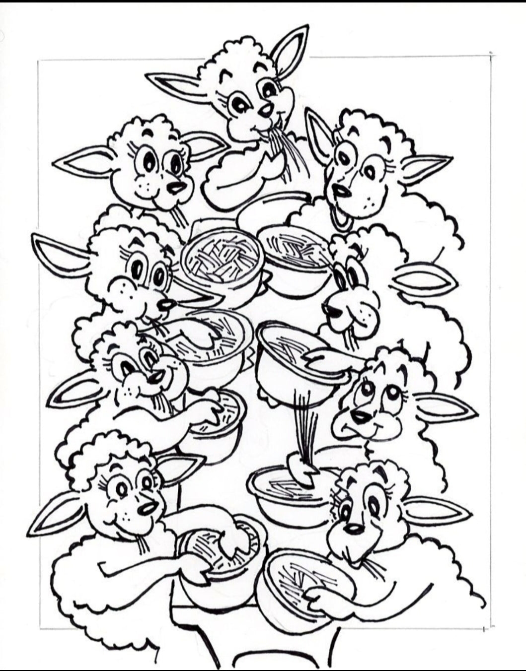 The Numbers Ranch Coloring Page