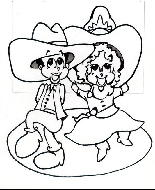 The Numbers Ranch Coloring Page