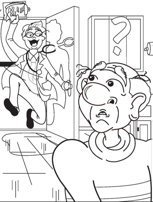 Ebenezer - The Sneezer Coloring Page