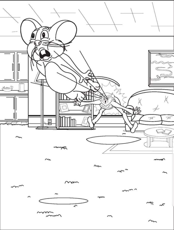 Ebenezer - The Sneezer Coloring Page